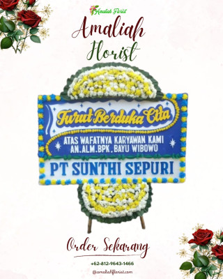 Papan Bunga Duka di Langowan Utara