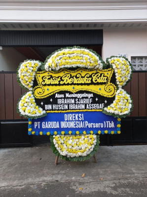 Papan Bunga Duka di Langowan Utara