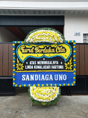 Papan Bunga Duka di Langowan Utara
