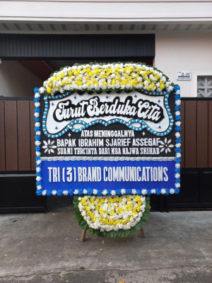 Papan Bunga Duka di Langowan Utara
